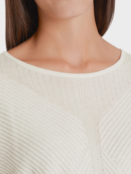 Pullover mit Strukturmuster
