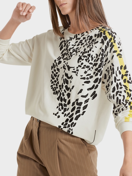 Sweatshirt mit Leopardenmotiv