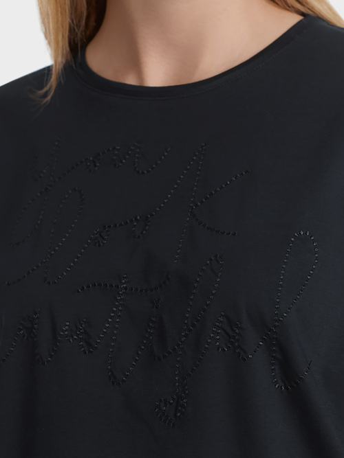 Top with embroidery