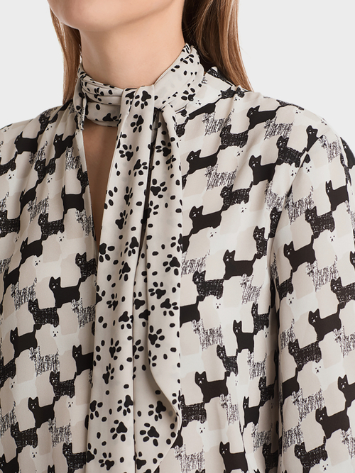 Blusenshirt mit Animal-Print