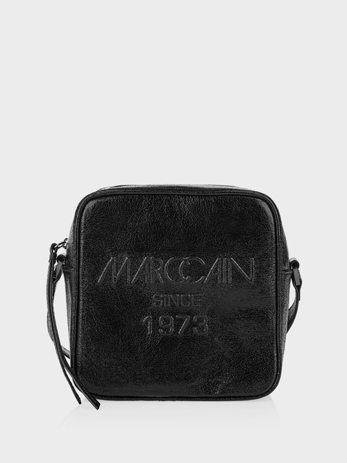 Sac bandoulière au look métallisé