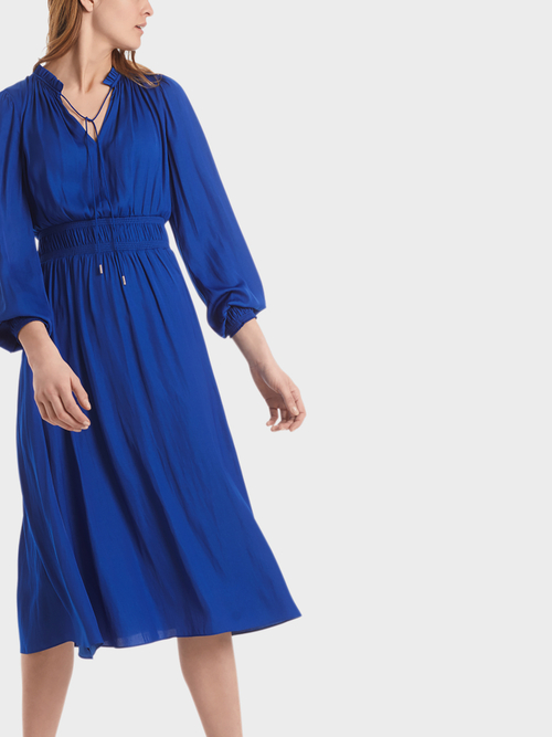 Maxi dress with smocked details
