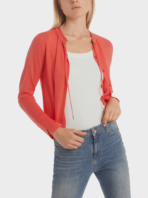Feinstrickjacke aus Wolle