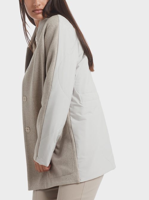 Wattierte Walkjacke Knitted in Germany