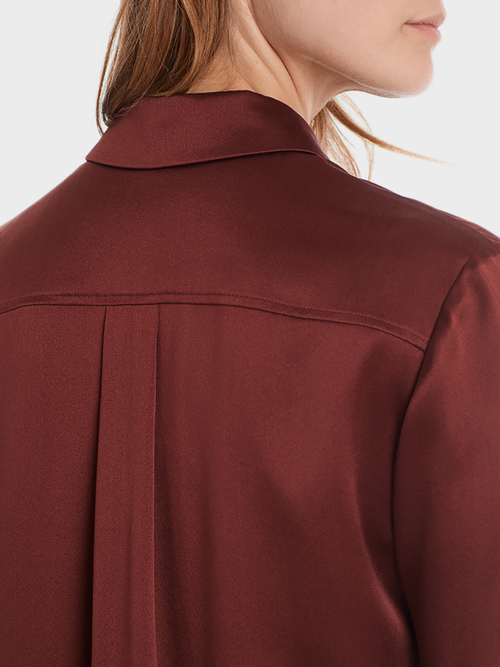 Prachtige blouse van zijden satijn