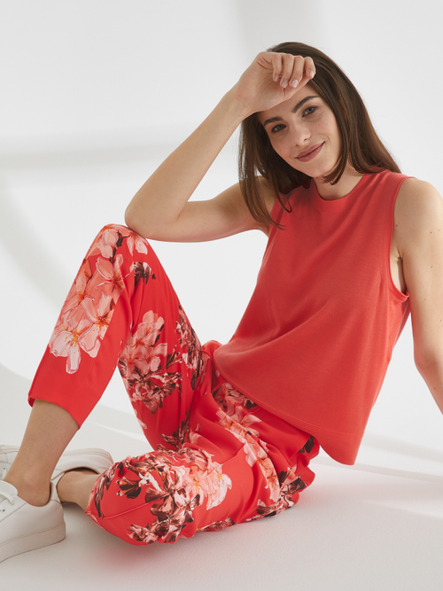Fine-knit top in wool
