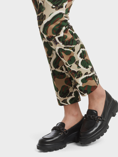 Camouflage Hose aus Scuba-Jersey