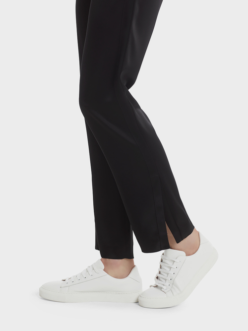 Satijnen pantalon in joggingbroekstijl
