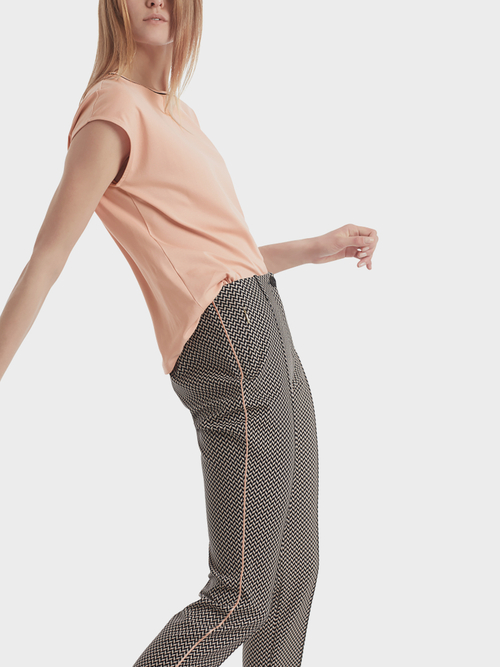 Grafische jersey pantalon