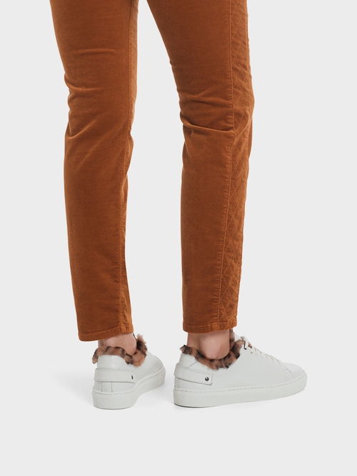 Jeans stretch en velours