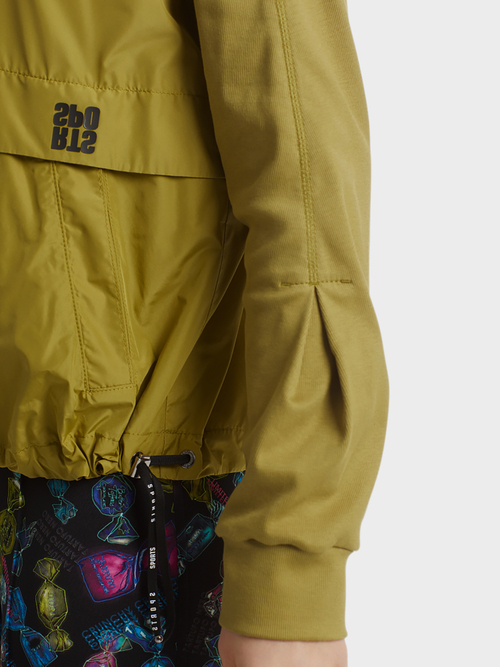 Jacke aus Materialmix