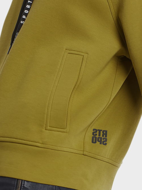 Kapuzenjacke aus Baumwollstretch