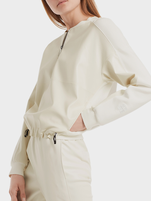Sweatshirt aus Materialmix