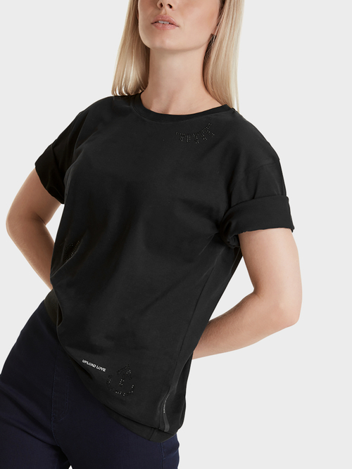 Shirt mit Glitzersteinchen