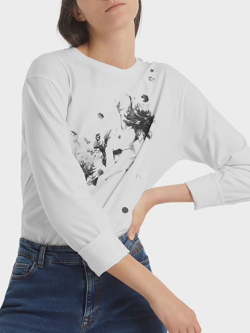 Shirt met pailletten