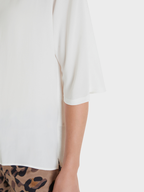 Blouseshirt met zijde