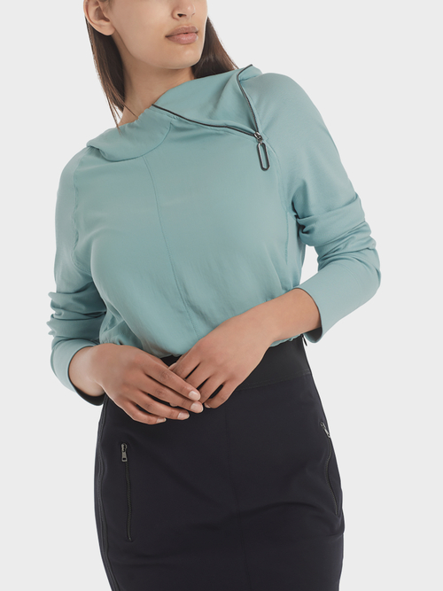Blusenshirt mit Kapuze