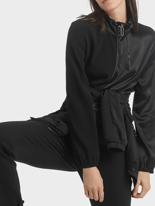 Blusenshirt mit asymmetrischem Look