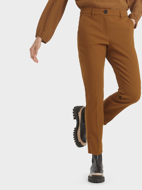Stretch cotton pants