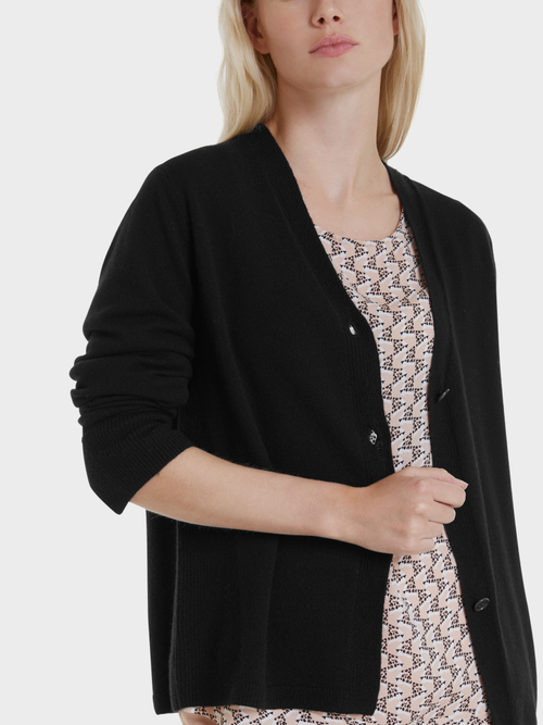 Strickjacke aus Schurwolle und Kaschmir