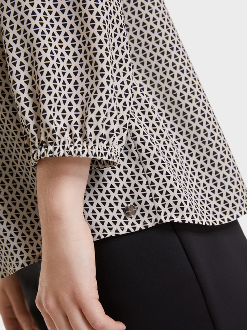 Bluse mit Graphic-Muster