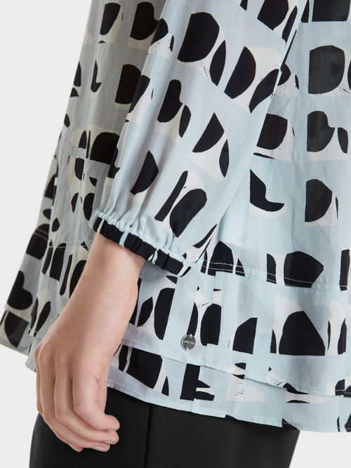 Print-Bluse aus Viskose