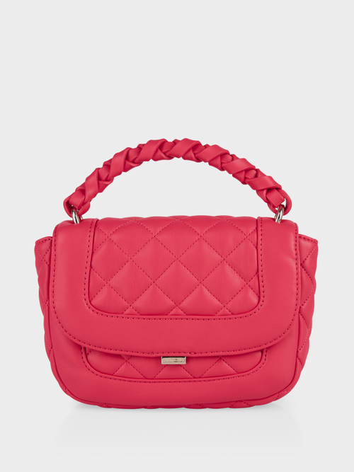 Shoulder bag with braided handle