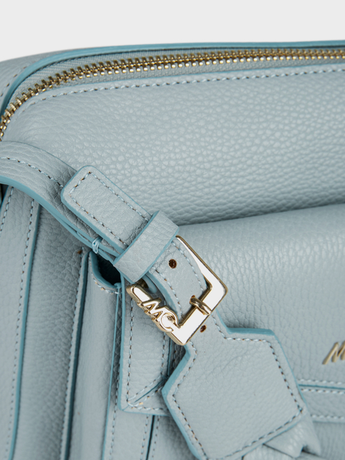 Schultertasche mit Flecht-Detail