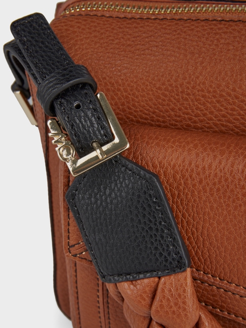 Schultertasche mit Flecht-Detail