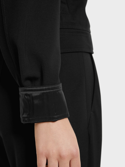 Short jacket in jersey