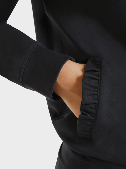 Jacke mit Rüschenverzierung