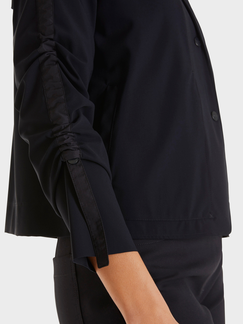 Blazer mit Raffdetails