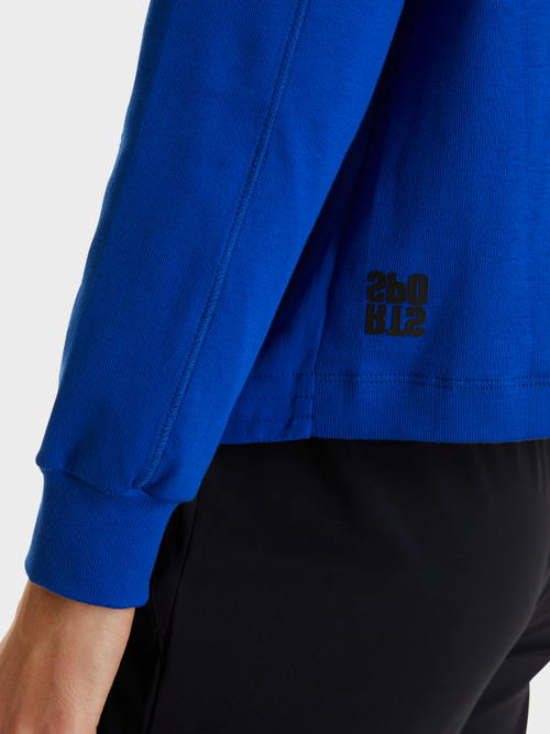 Blusenshirt aus Materialmix