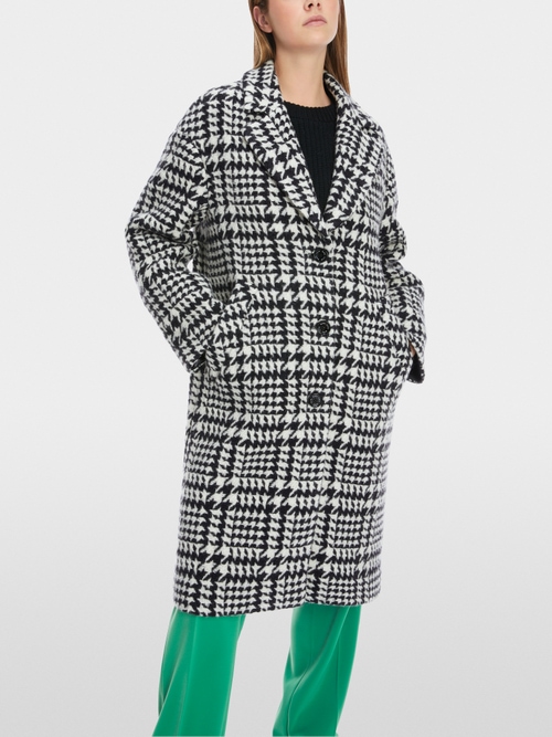 Manteau en laine motif chic