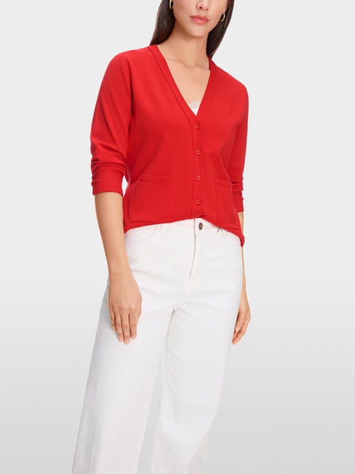 Plain cardigan "Rethink Together"