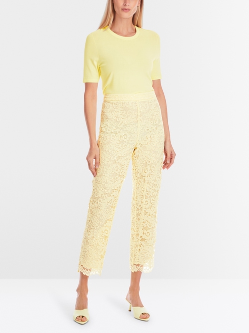 FRIA cropped lace trousers
