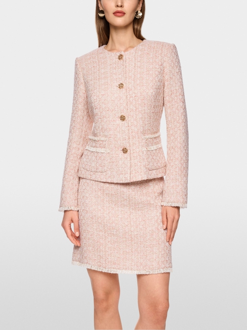 Shimmering bouclé jacket