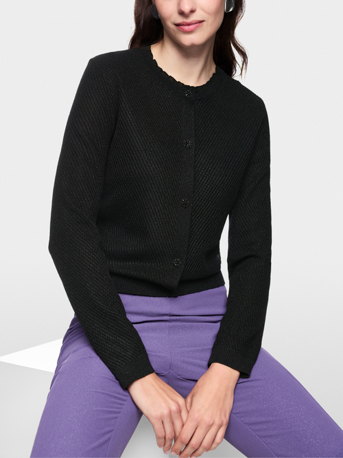 Cardigan in new wool blend