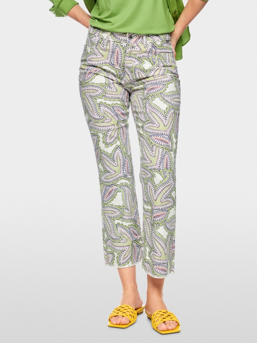 FORLI jeans with paisley print