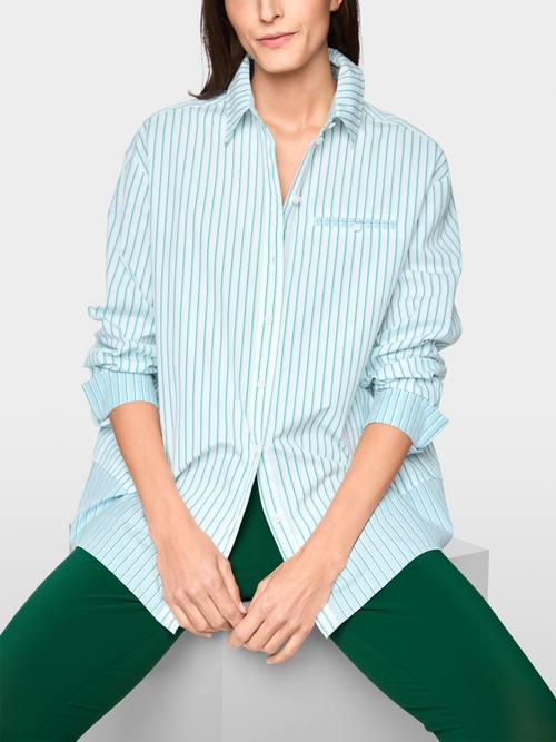 Chemise en coton rayé