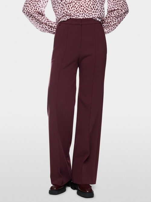 WARRI wide-cut trousers with pleats