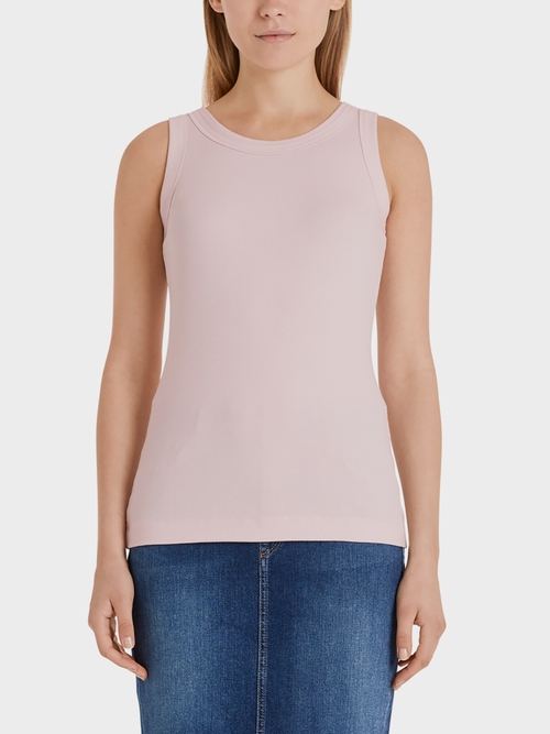 Tank Top aus Ripp-Jersey