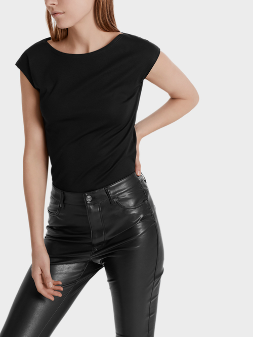 Skinny pantalon van imitatieleer