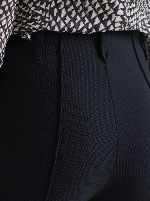 Pantalon en jersey structuré