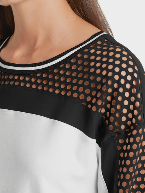 Shirt mit Netzdetails
