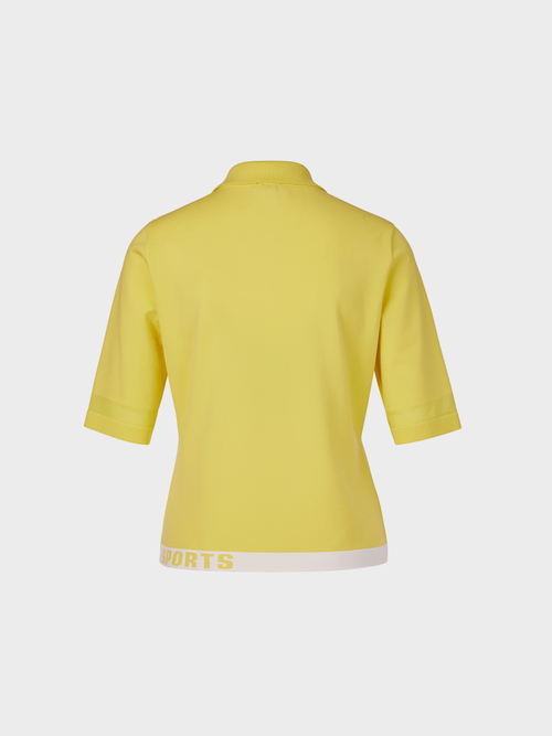 In Deutschland gestricktes Poloshirt