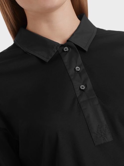 Blouse-style top with pocket detail
