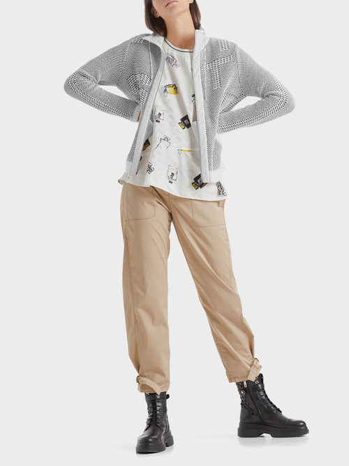 Top in bamboo and silk