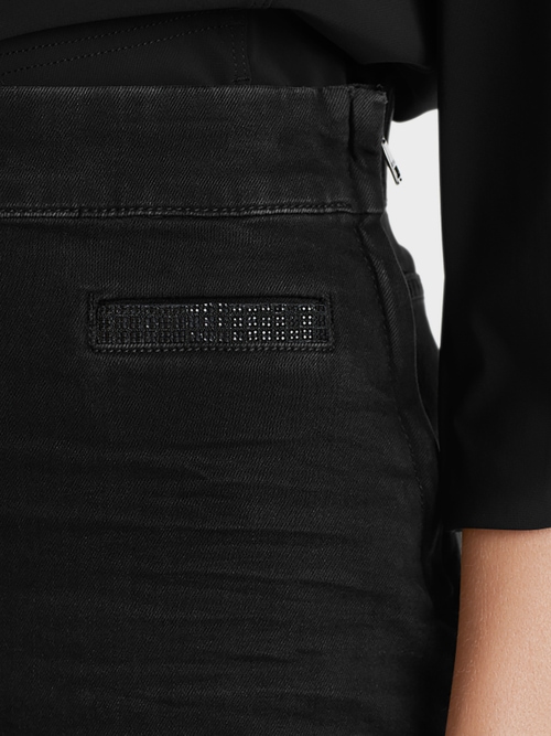Jeansrock mit Sportsband