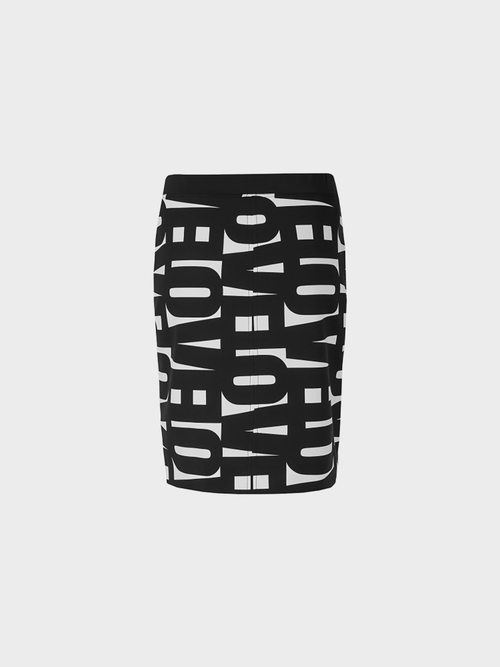 Skirt with Love lettering print